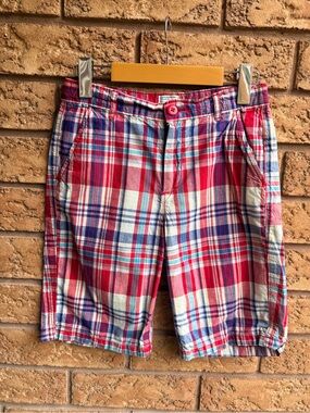 10/$25 • The Children’s Place Red Plaid Cotton Shorts